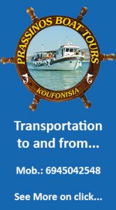 Prassinos Boat Tours Page